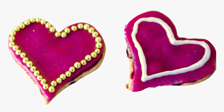 Shocking Pink Heart Creamy Cookie Png Image - Lời Chúc Sinh Nhât Bạn Trai, Transparent Png, Free Download