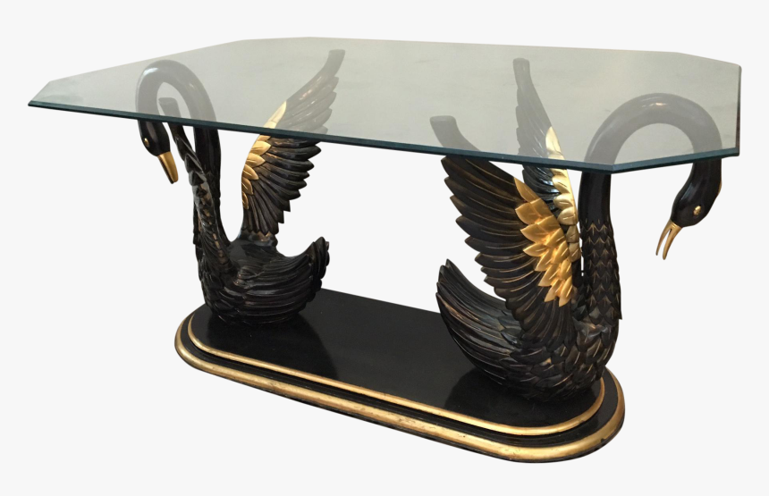 Sculptural Black Swan Statue Dining Table - Swan Table, HD Png Download, Free Download