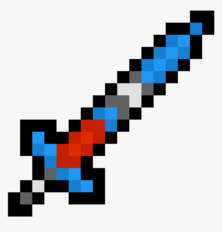 Terraria Meowmere Pixel Art, HD Png Download, Free Download