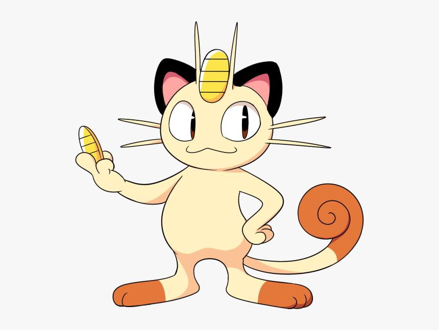 Clip Art Meowth Png - Cartoon, Transparent Png, Free Download