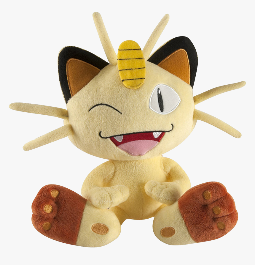 Transparent Meowth Png - Big Meowth Plush, Png Download, Free Download