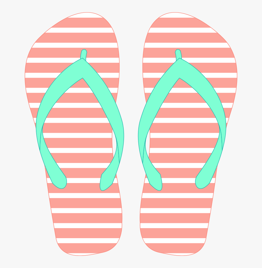 Transparent Flip Flop Png - Summer Flip Flops Clipart, Png Download, Free Download