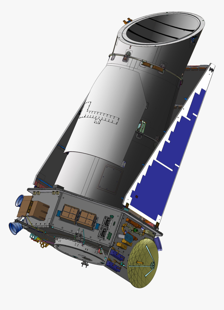 Kepler Space Telescope Spacecraft Model 1 - Kepler Space Telescope Diagram, HD Png Download, Free Download