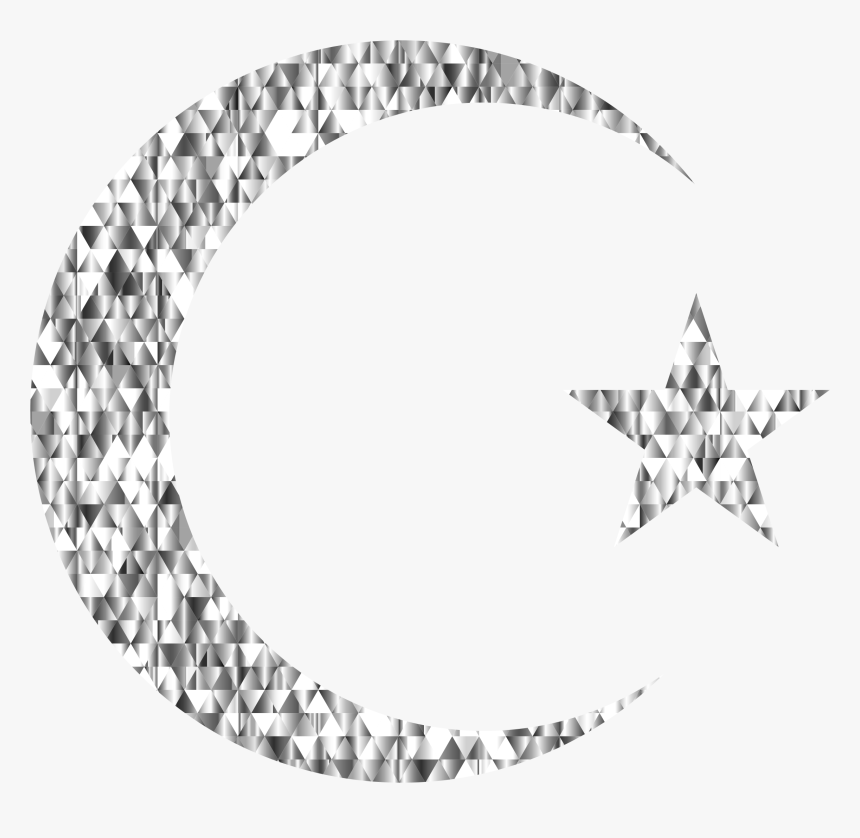 Diamond Gemstone Crescent Star Clip Arts - Diamond, HD Png Download, Free Download