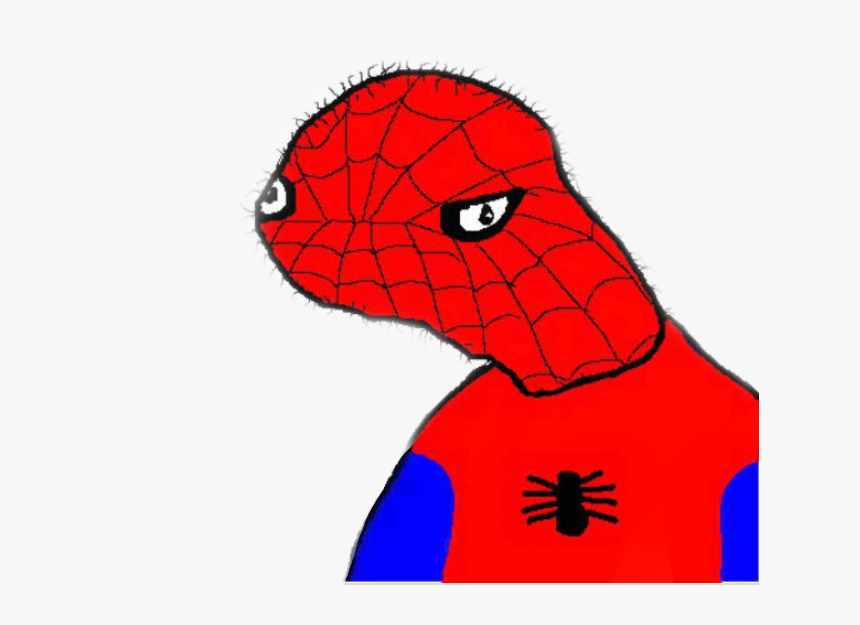 spiderman #spoderman #spidermanhomecoming #spodermanhomecoming - Spiderman  Funny Face Meme, HD Png Download - kindpng