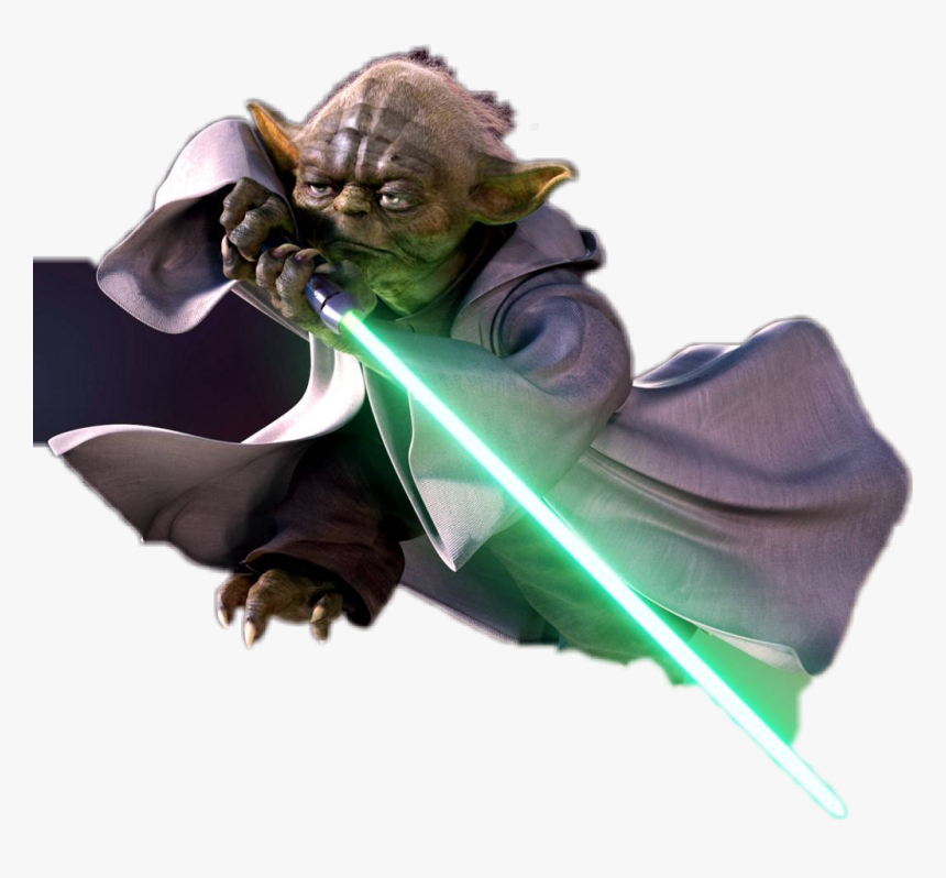 #yoda #starwars #jedi #master - De Star Wars Master Yoda, HD Png Download, Free Download