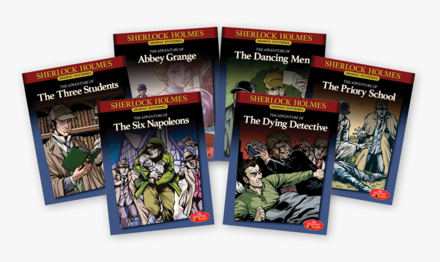 Sherlock Holmes Graphic Mysteries Books 13-18 - Novel, HD Png Download, Free Download