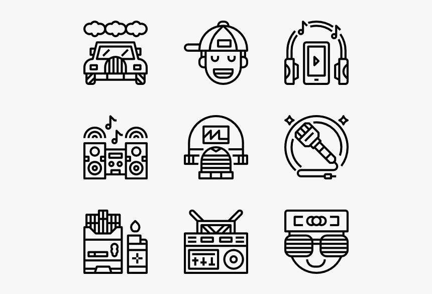 Hip Hop - Holiday Icons, HD Png Download, Free Download