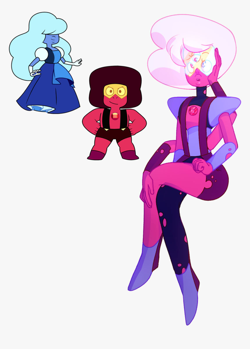 I Was Weather Fusions Of Different Gems But - Different Steven Universe Garnets, Png Download - kindpng