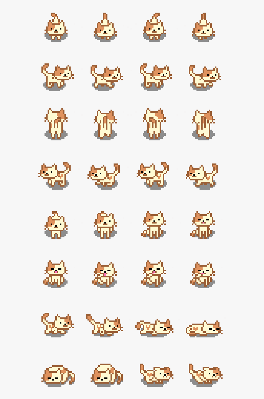 Neko Atsume Sprite Sheet, HD Png Download, Free Download