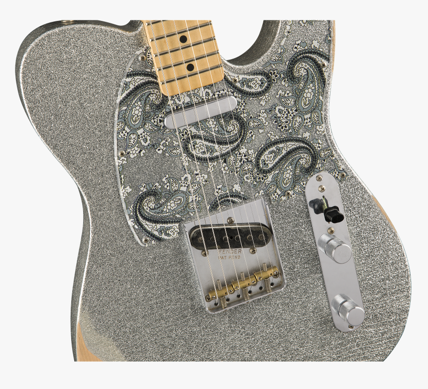 Fender Brad Paisley Road Worn Telecaster Silver Sparkle - Brad Paisley Fender, HD Png Download, Free Download