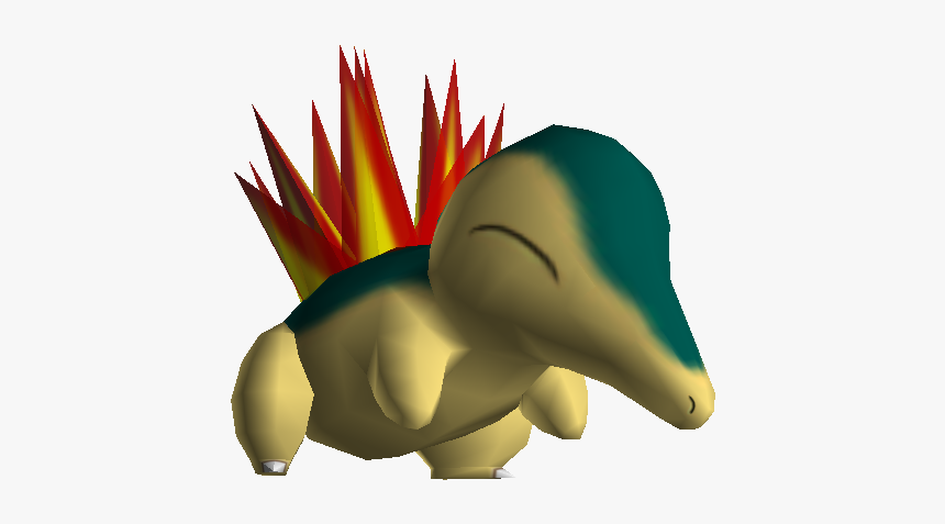 Download Zip Archive - Cyndaquil Pokemon Stadium 2, HD Png Download, Free Download