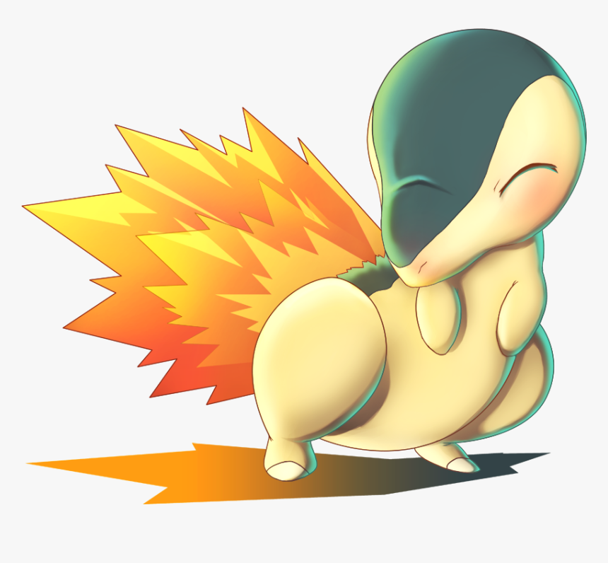 Cyndaquil From Pokemon Gold And Silver By Matsuoamon-d5hdmte - Pokemon Cyndaquil Art, HD Png Download, Free Download