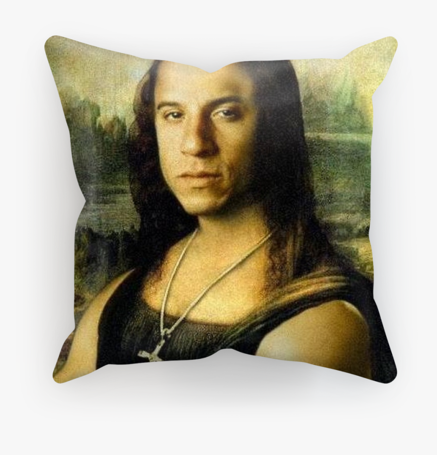 Vin Diesel As The Mona Lisa ﻿sublimation Cushion Cover
