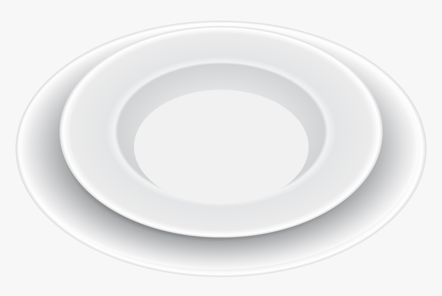 White Plates Png Clipart - Plate, Transparent Png, Free Download