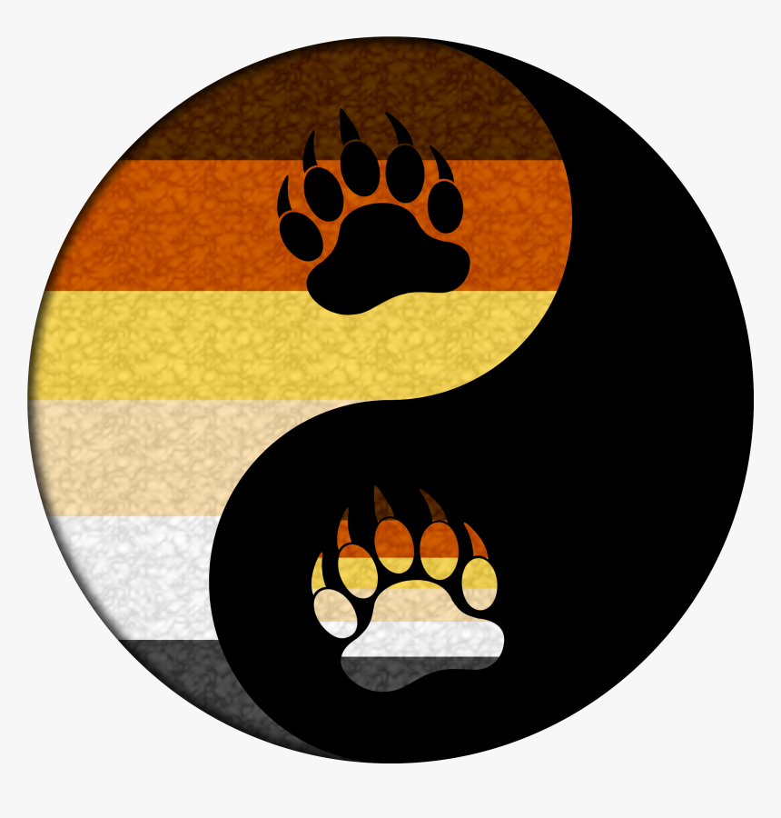 Bear Paw Yin And Yang, HD Png Download, Free Download