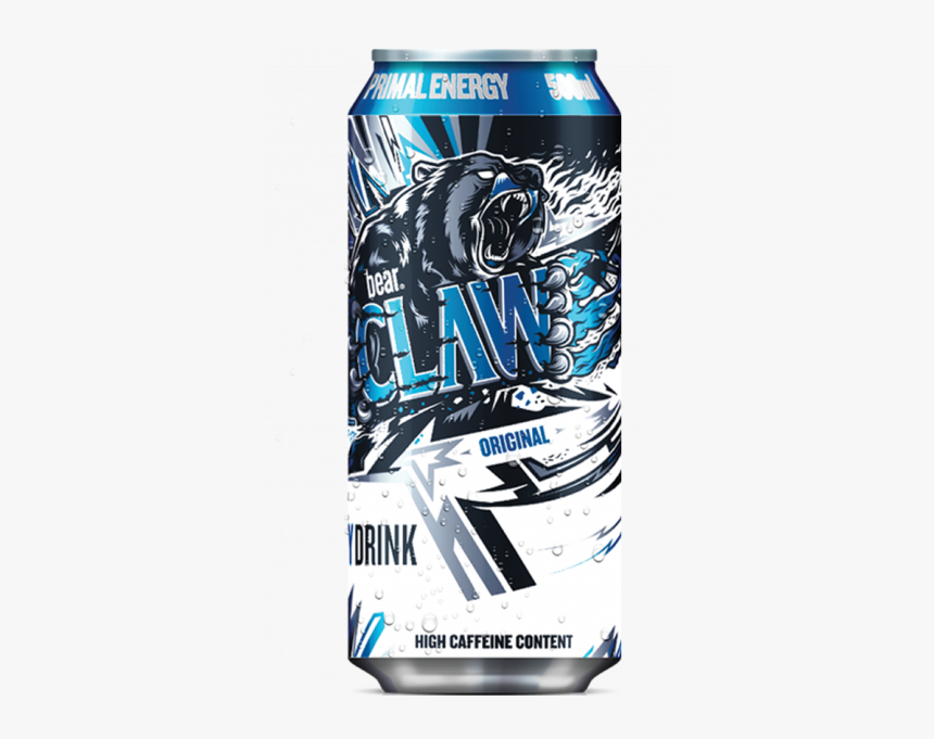 Primal Energy Bear Claw Original - Bear Claw Energy Drink, HD Png Download, Free Download