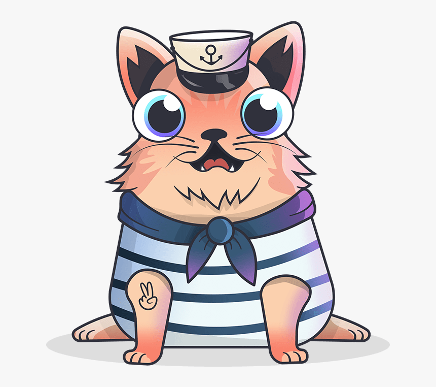 Cryptokitty Sailor - Crypto Kitties Most Expensive, HD Png Download, Free Download