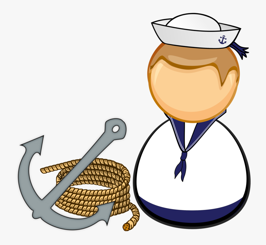 Artwork,line,drinkware - Seaman Clipart Png, Transparent Png, Free Download