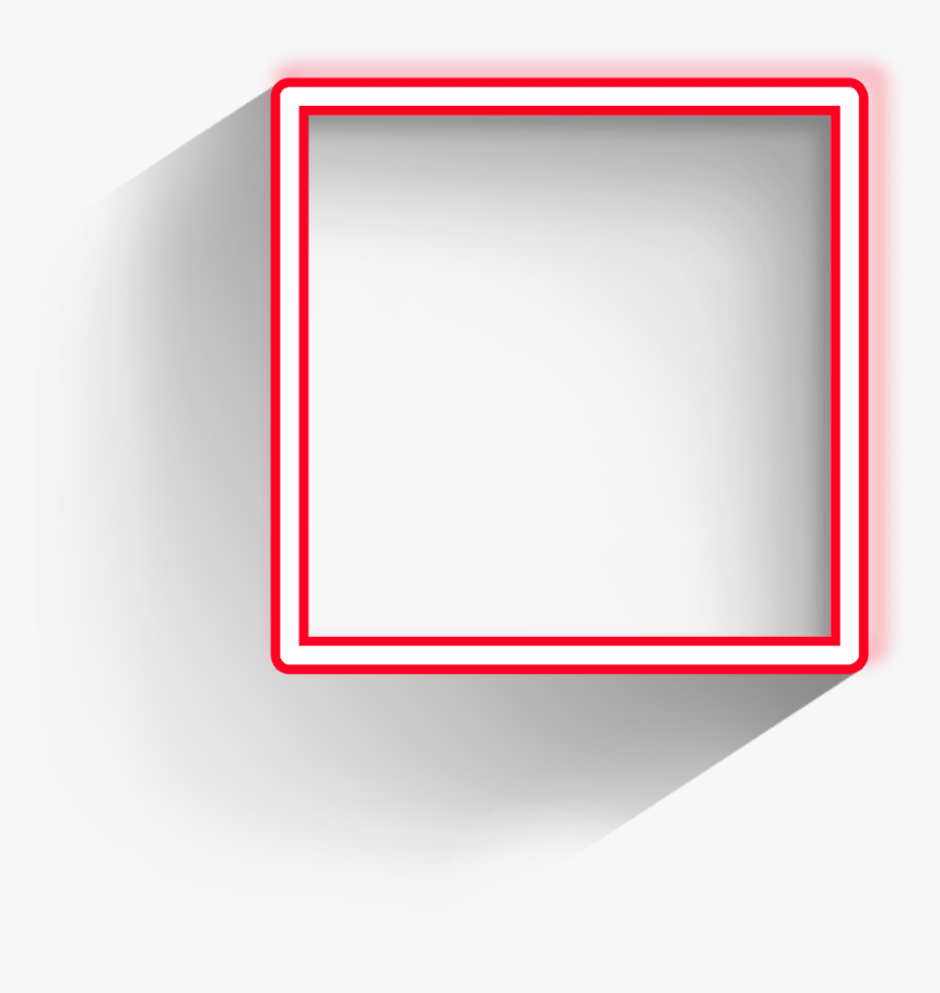 #square #freetoedit #frame #red #border #geometric - Pink Square Frame Transparent, HD Png Download, Free Download