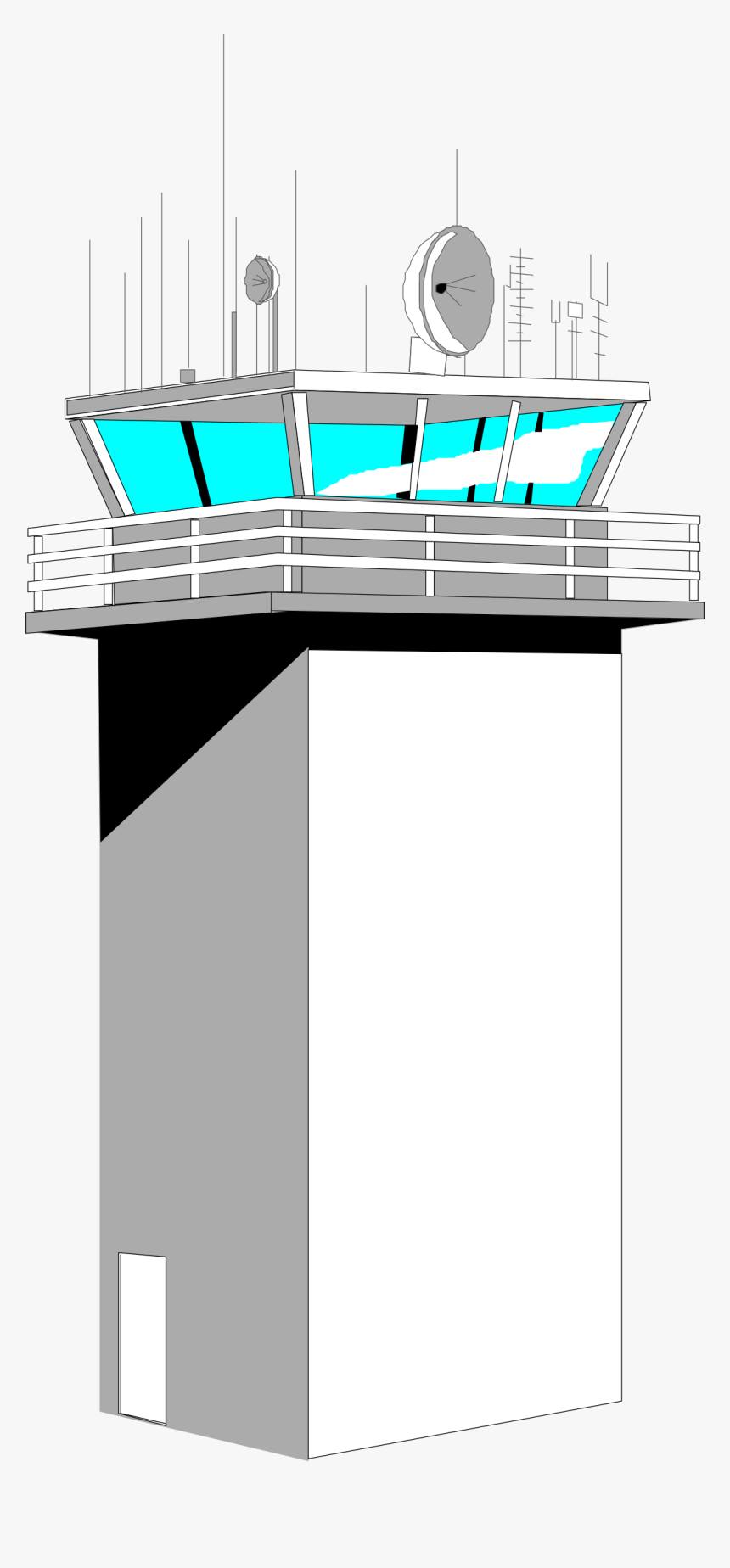 air traffic control tower drawing
