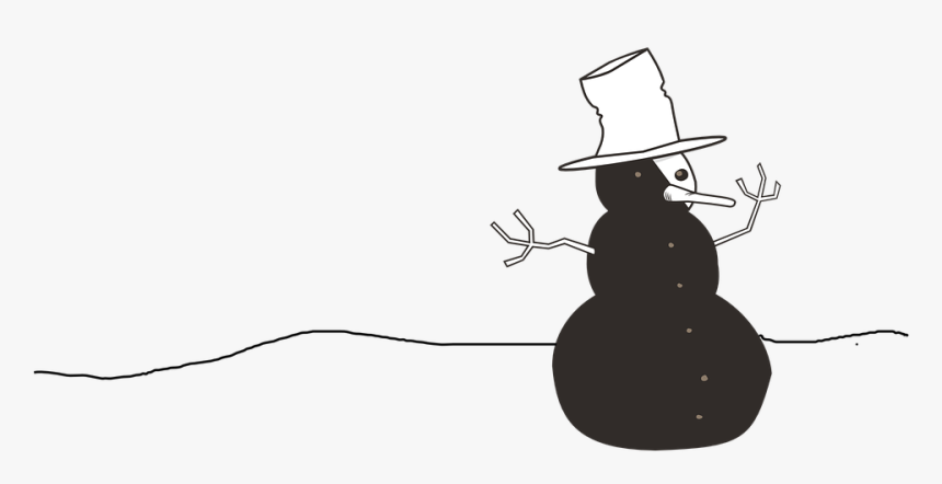 Snowman, Top Hat, Winter, Cold, Snow, Frosty - Snowman, HD Png Download, Free Download