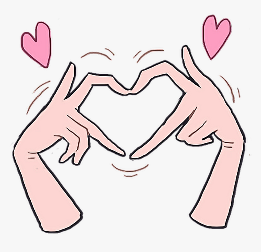 Love Heart Kawaii Cute Hand Hands Cartoon Anime Handpai ...