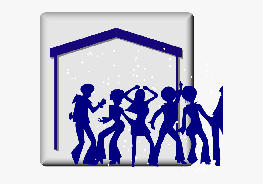 People Party Png Clipart , Png Download - Disco Dancing Silhouette, Transparent Png, Free Download