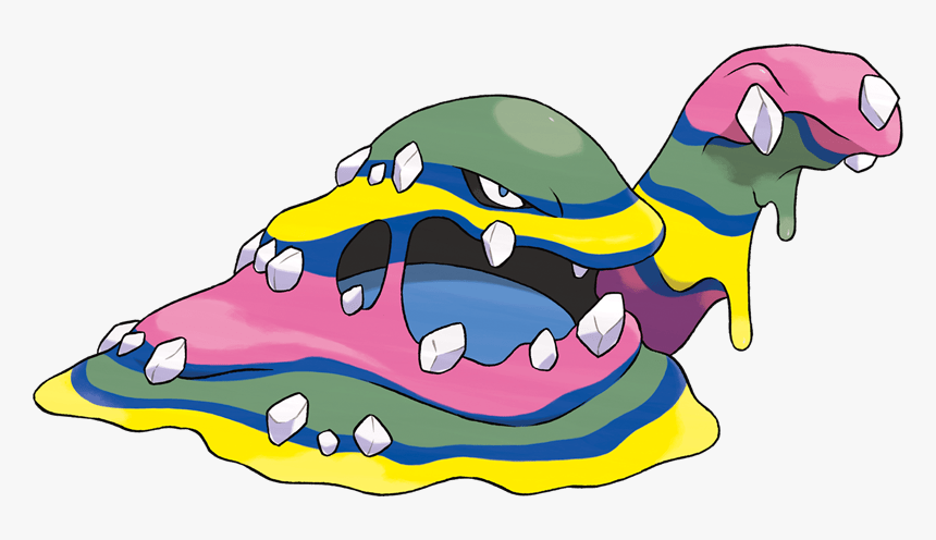 Alolan Muk, One Of The Best Poison Type Pokemon In - Pokemon Alolan Muk Png, Transparent Png, Free Download