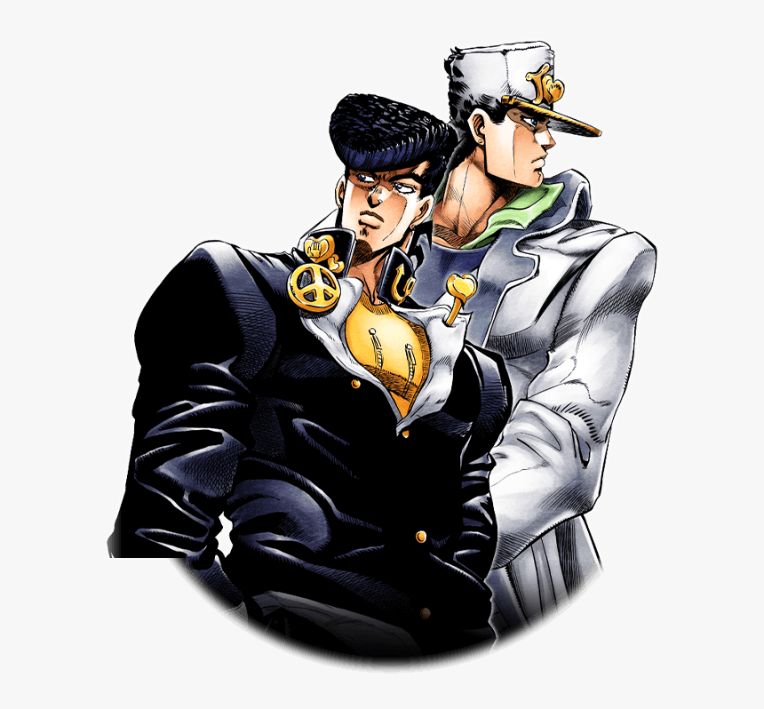 Unit Josuke Higashikata And Jotaro Kujo - Jotaro Kujo Josuke Higashikata, HD Png Download, Free Download