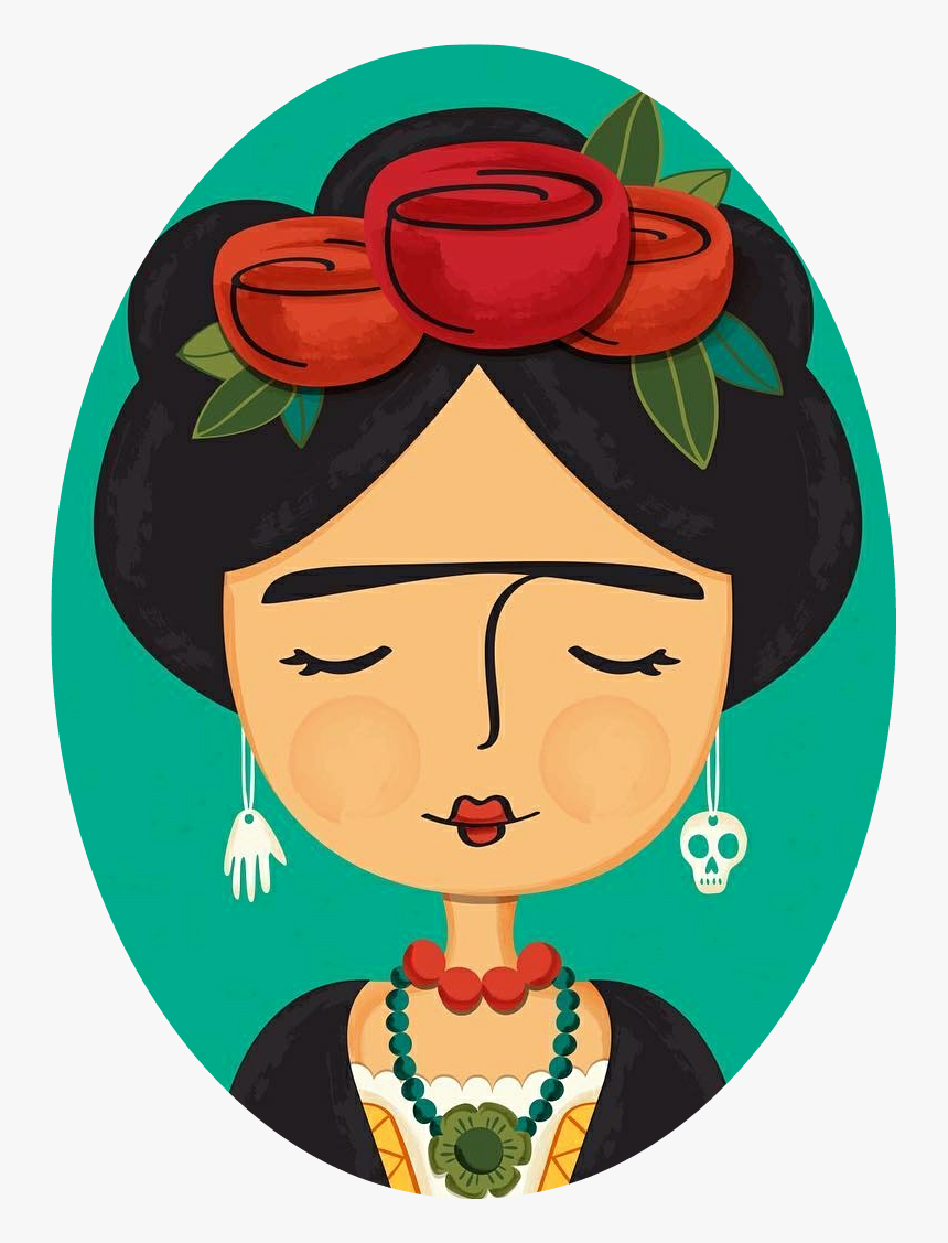 Transparent Frida Kahlo Clipart - Dibujos De Frida Kahlo Animados, HD Png Download, Free Download