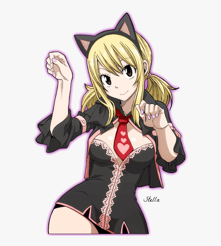 Transparent Lucy Heartfilia Png - Fairy Tail Lucy Neko, Png Download, Free Download