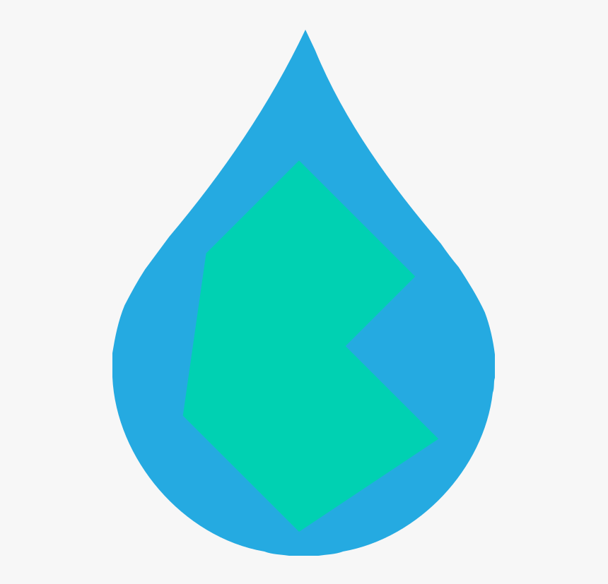 Water Drop Flat Png, Transparent Png, Free Download