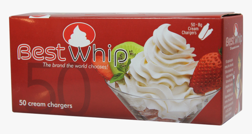 Transparent Whipped Cream Png - 24 Pack Whipped Cream Chargers, Png Download, Free Download