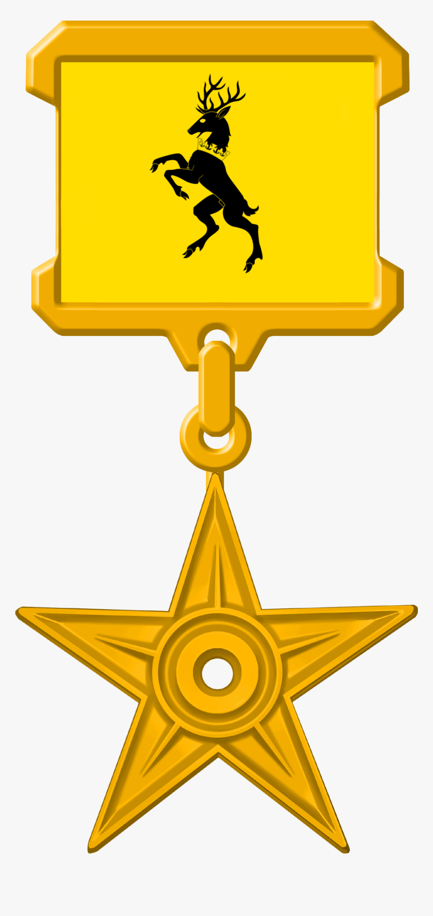 Got Baratheon Gold Medal - Hammer Star Sickle Flag, HD Png Download, Free Download