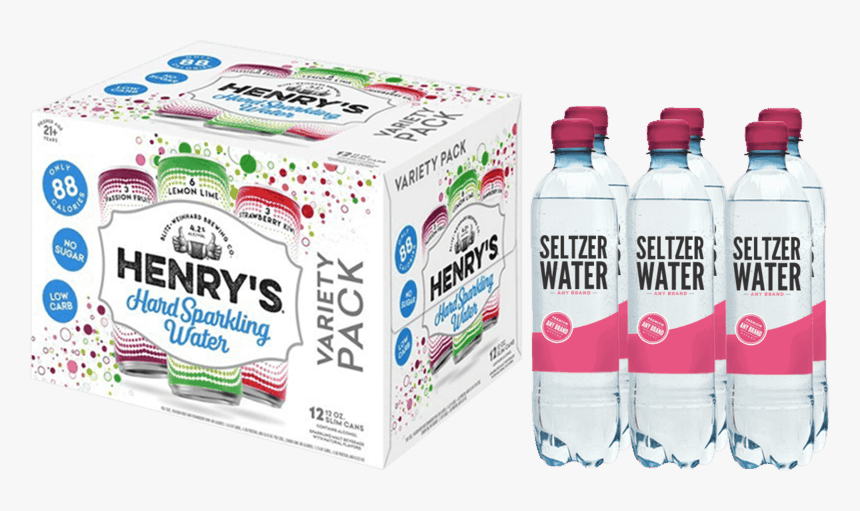 00 For Henry"s® Hard Sparkling Water - Plastic Bottle, HD Png Download, Free Download