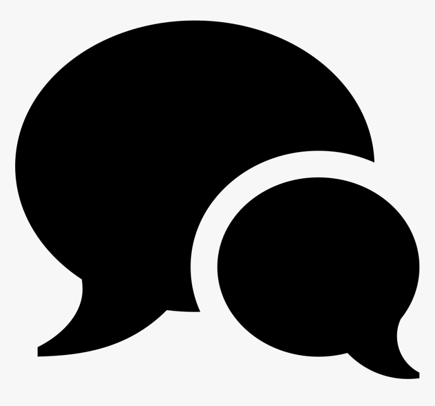 Bubbles - Vector Comments Icon Png, Transparent Png - kindpng