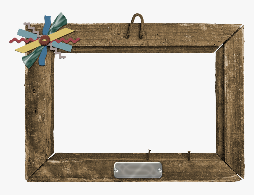 Transparent Wooden Picture Frame, HD Png Download, Free Download