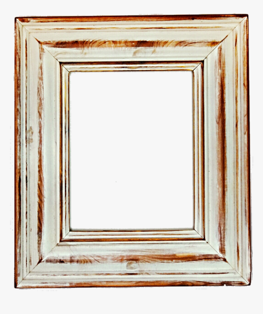 White Rustic Frame By - Rustic Photo Frame Png, Transparent Png, Free Download