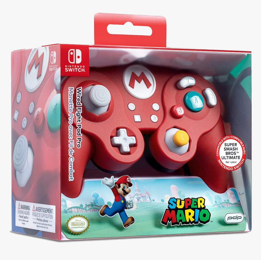 Super Mario Wired Fight Pad Pro, HD Png Download - kindpng