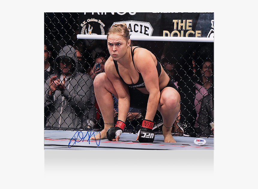 Ronda Rousey Signed Photo - Mma Fighter Ronda Rowdy, HD Png Download, Free Download