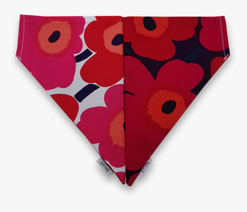 6five Reversible Red Bandana In Marimekko Fabric - Art Paper, HD Png Download, Free Download