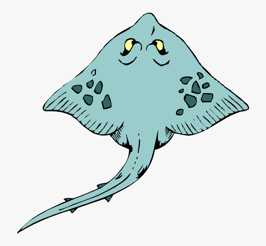 Stingray Cute Many Interesting - Stingray Clipart Png, Transparent Png, Free Download