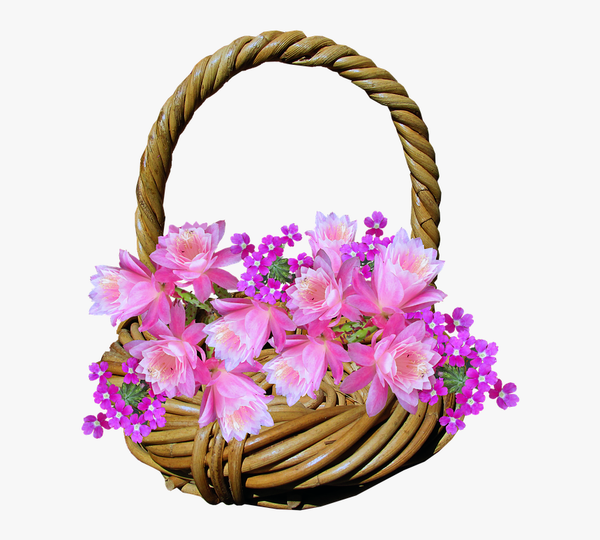 Flowers Basket Png For Wedding, Transparent Png, Free Download