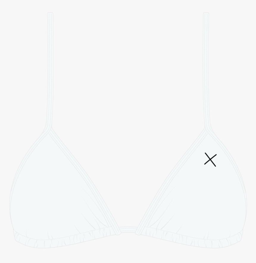 Venice White Bikini Top Ii - Brassiere, HD Png Download, Free Download