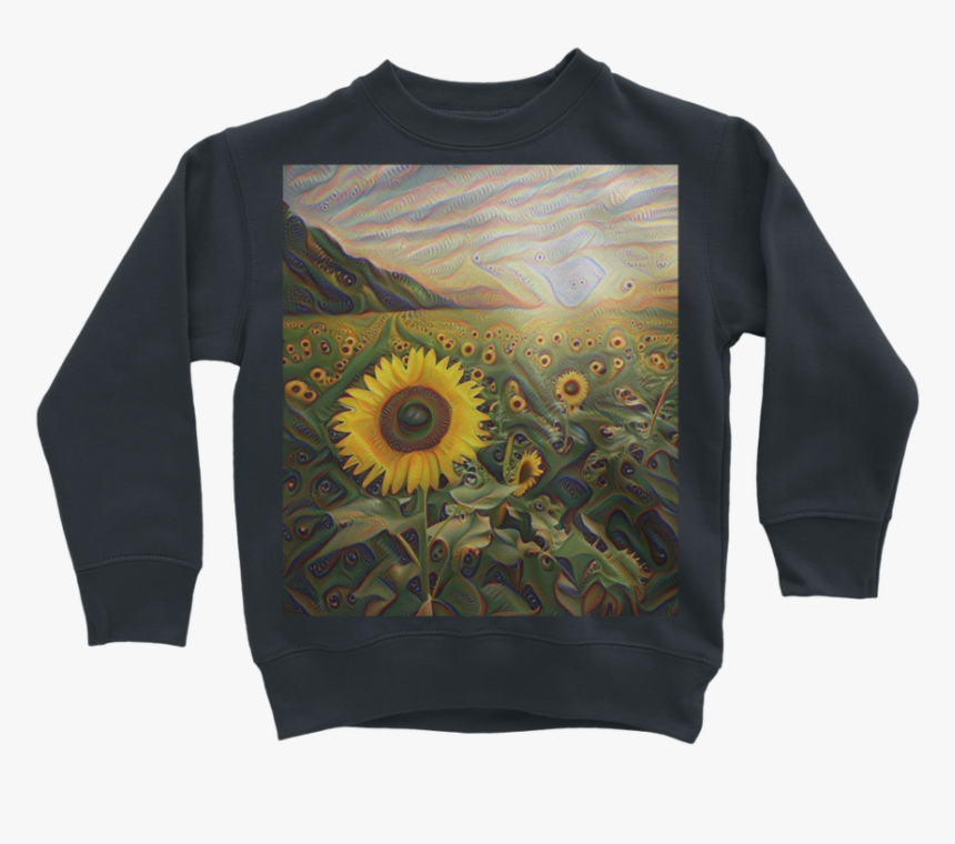 Psychedelic Trippy Sunflower Kids Sweatshirt Apparel - Hawk Cobra Kai Shirt, HD Png Download, Free Download