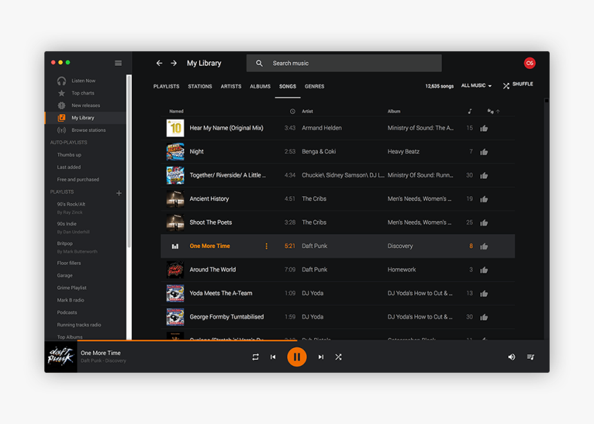 Black Custom Theme - Google Play Music Custom Styles, HD Png Download, Free Download