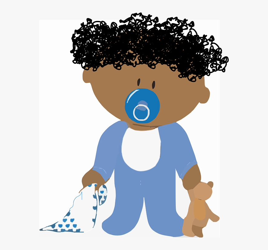 Baby Boy Cartoon Images 5, Buy Clip Art - Black Baby Boy Clip Art, HD Png Download, Free Download