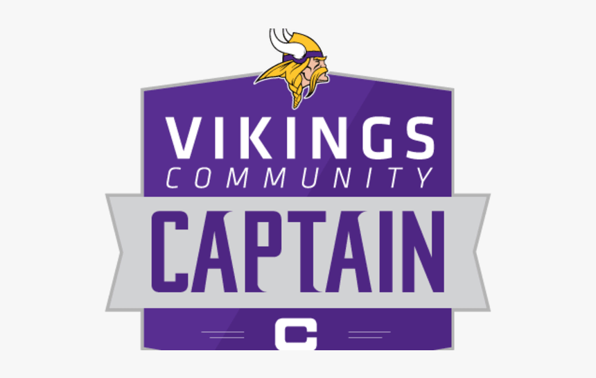 Community Captain - Minnesota Vikings, HD Png Download, Free Download