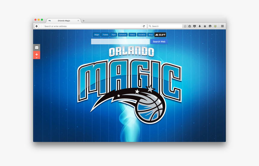 Nba Orlando Magic New Tabby Brand Thunder, Llc - Orlando Magic, HD Png Download, Free Download